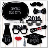 Grad Party Photo Booth Props on A Stick DIY Kits Fun Graduation Party Decoration Centerpieces PFB0081 thumbnail-3
