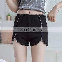 Manufacturers Wholesale Custom Anti-exhaust Safety Pants Side Plus Fat Plus Size Women's Three-quarter Pants Stretch thumbnail-3