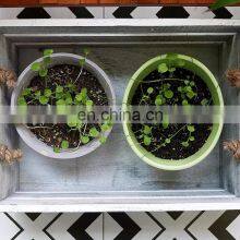 Set of 3 Gardening Wedding Vintage Country Chic Rustic Distressed Style Decorative Storage Wooden Crates thumbnail-3