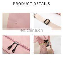 Fashion Men Women Sports Gym Bag With Shoe Compartment Custom Print Logo Shoes Gym Duffle Bag thumbnail-4