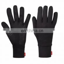 Amazon Hot Winter Outdoor Sport Cycling Gloves Chill-Proof Touch Screen Mitts Silicon Dotted Anti Slip Glove Outdoor Sport