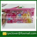 Clear PVC Zipper File Bag Pencil Bag With Cartoon thumbnail-4