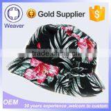 Custom Printed Hat Denim Floral Wide Brim Men Hats Plain Bucket Hat Wholesale thumbnail-3