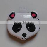 Plastic Animal Panda/Owl-shaped Shaped Folding Mirror and Comb thumbnail-1