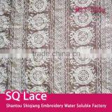 Wholesale Garment Accessory Glass Yarn Embroidery Cotton Lace Fabric thumbnail-1