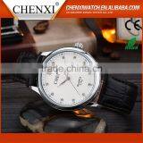 China Supplier Japan Movt Quartz Day/Date Our Own Brand Water Resistant Leather Watch thumbnail-2