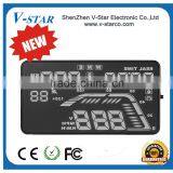 Q7 5.5 Inch Big Screen Car Head Up Display HUD With OBD II EUOBD Interface High-end Car HUD