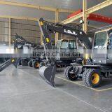 Mini Excavator Used Low Price,Excavator Bucket, New Excavator Price,LG680 Excavator, Walking Wheel Excavator, 8T Wheel Excavator thumbnail-1