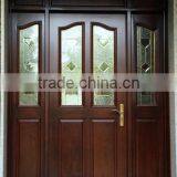 luxury design Carving flower latest design wooden doors