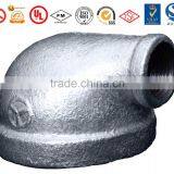 Black Galvanized Wing Holes Flange Malleable Cast Iron Pipe Fittings thumbnail-6