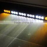 Super Bright and High Quality Amber White 32.5" 180W IP68 Led Lighting Bar thumbnail-6