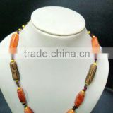 Carnelian Fashion Stone Jewellery necklace