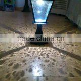 Stay On Whole Night 300 Lumen Post Mount Outdoor Black LED Solar Garden Light thumbnail-1