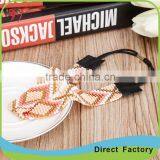 New Unique Design Crystal Beaded Wide Elastic Headband thumbnail-2