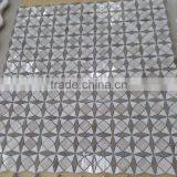Diamond Pattern Marble Mosaic Tiles ( Athen White+Oak White+Pure White Marble) thumbnail-3