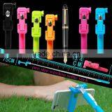 New Design Short Selfie Stick , Wireless Extendable Portable Mini Camera Tripod Monopod thumbnail-5
