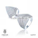 Fashion 925 Sterling Silver Ring - 160919 , Wholesale Silver Jewellery, Silver Jewellery Manufacturer, CZ Cubic Zircon AAA thumbnail-1