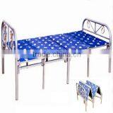 Hot sale !! metal/steel single folding bed,cheap modern iron folding furniture set China 2013 Z-01