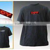 Led T-shirt ( Red Led Badge )