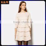 Special Ocassion Dress Beige Dress Anniversery Dress Party Dress thumbnail-1