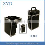 Aluminum Trim Double Bottle Travel Leather Wine Carrier Bag ZYD-JX28