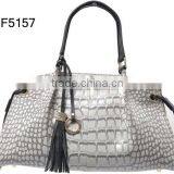 2012 New Fashion Europe Style Croco Skin Leather Bag Ladies Handbag! thumbnail-1