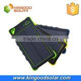 With Frosted Material Dual Usb Portable 8000mah Waterproof Solar Power Bank Charger for Mobile Phone thumbnail-2