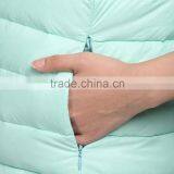 2015 Anti-Pilling Green Down Vest for Womens thumbnail-5