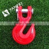 Factory Price G70 Alloy Steel Clevis Hook With Safety Latch
