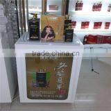 White Baking Finished Small Wooden Showcase thumbnail-4