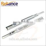 Drawer Slides 1 Ctn MOQ With Sliver 45mm 3-folding Full Extension Ball Bearing Heavy Duty Drawer Runners