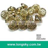 (#B6046/13mm) Cloud Pattern Small Shank Buttons for Stylish Garment thumbnail-1