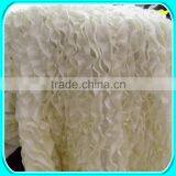 IVORY RUFFLED TABLE CLOTH WHOLESALE/CHAMPAGNE RUFFLED TABLE LINENS WHOLESALE thumbnail-1