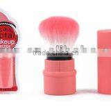 Pink Cosemtic Retractable Kabuki Powder Brush Tool Makeup Kits thumbnail-1