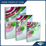 Aluminum Indoo LED Optical Lens Fabric Light Box Sign Frame