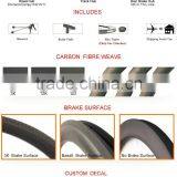 CBK Ultra Light Toray T700 700c Road Track Carbon Disc Wheel Clincher DIS-WC thumbnail-6