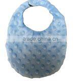 2016 Crazy Sales 4 Styles Customized Soft Lt Blue Minky Baby Boy Bib thumbnail-1