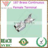 187 Brass Continuous Female Terminal thumbnail-1