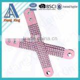 Fashion Design Small Rhinestone Mix Pink Color Crystal Stone Bracelet thumbnail-1