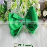 Printed Organza Ribbon Hair Bow thumbnail-2