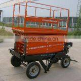 Human Dragging Movable Scissor Hydraulic Lift Table Equipment thumbnail-3