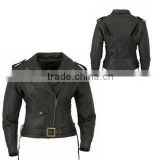 Leather Ladies Motorbike Jacket