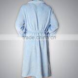 Super Soft Waterproof Microfiber Coral Fleece Bathrobe thumbnail-3
