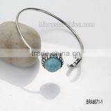 European and American Fashion Exquisite Moon Gemstone Bangle thumbnail-2