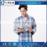 Yarn Dye Blue Plaid Names Pajama Sleepwear Producer thumbnail-3