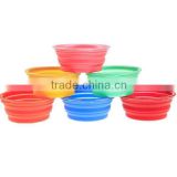 Super quality top sell practical silicone foldable pet bowl