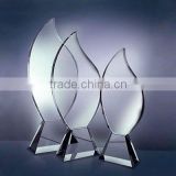 crystal blank flame crystal trophy and award