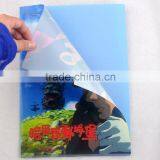 OEM A4 Size L Shaped PP Folder / Promotion pp Plastic Folder