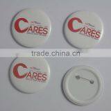 OEM LOGO Plastic Name Badge Plastic Button Badge With Safely Pin thumbnail-1