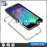 Amazon Hot Sale Anti Scratch Acrylic Clear PC Back + TPU Bumper Phone Cover For Alcatel Stellar Tru Clear Case Paypal Accept thumbnail-2